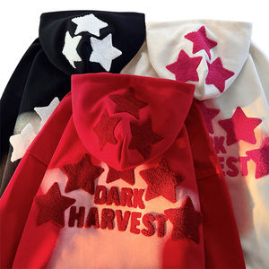 Alta calidad francés Terry bordado de gran tamaño Sudadera con capucha Unisex Sudadera con capucha bordado personalizado al por mayor sudaderas con capucha hombres pulóver - Product Image 1