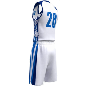 Camiseta de baloncesto personalizada al por mayor, uniformes de baloncesto para hombre, ropa de baloncesto suave y transpirable - Product Image 3