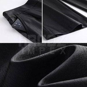 Pantalones de Cuero Casuales para Mujer de la Mejor Calidad, Invierno, Corte Medio, Frente Plano, Transpirables, de Secado Rápido, Cómodos, Gran Venta, Nueva Llegada - Product Image 6