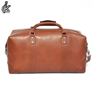 Nouveauté Sac de sport à bandoulière en cuir unisexe avec sangle Grande capacité Bagages de voyage Fermeture à glissière tendance - Product Image 4