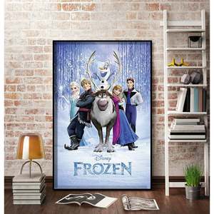 Póster de Lona con Diseño Moderno de Frozen, Arte Mural de la Reina de Hielo - Product Image 1
