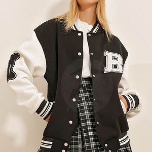 Vestes d'hiver pour adultes Lettermen tricotées à la main en coton fabriqué au Pakistan pour femmes - Product Image 2