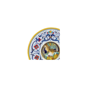 SAMBUCO CERAMICS Handmade Ceramic Charger Plates Handpainted Design Round <b>Shape</b> Made in Italy - Product Image 2