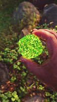 Moissanita de Diamante Verde 100% Auténtica con Brillo Intenso, Certificada VVS1, Calidad Excelente, Tamaño Impresionante, Corte Cojín, Ojo de Gato, Lujo
