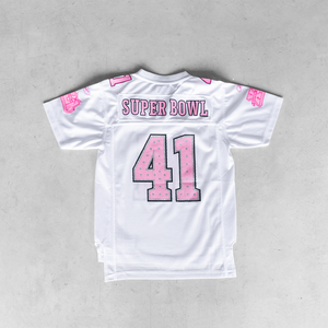 Maillot de football américain rétro en maille de football américain conçu sur mesure en gros, entièrement imprimé par sublimation, court surdimensionné, Style Streetwear - Product Image 2