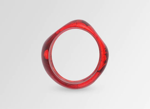 กำไลข้อมือเรซินสีแดงสำหรับผู้หญิงสินค้าขายดี - Product Image 4