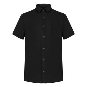 Camisa básica de manga corta color liso - Product Image 1