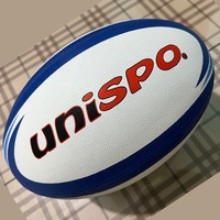 Balón de Rugby UNISPO Classic de Alta Retención de Aire, Fabricado en India, Certificado por la IRB, Balón de Práctica Escolar, Diseño Ecológico y Duradero