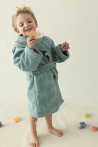 Pyjamas thermiques à capuche pour enfants avec manches courtes/sans manches/longues, teints en pièce - Product Image 2