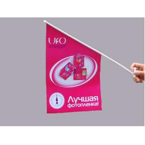 เสาธงอะลูมิเนียมสำหรับภายนอกอาคาร ดีไซน์ทันสมัย ทนทาน รูปทรงตามสั่ง ผ้าโพลีเอสเตอร์ สำหรับกีฬาและการแข่งขัน พิมพ์ลายดิจิทัล - Product Image 5