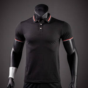 Verano 220gms en blanco Slim Fit Polos EE. UU. Tamaño Hombres Polo Camisetas de golf Hombres - Product Image 4