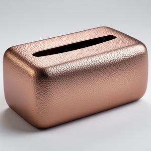 Boîte à mouchoirs décorative en métal sophistiquée avec un design durable fait à la main pour une utilisation élégante à la maison et au bureau - Product Image 6