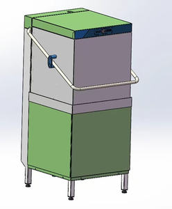 <span class=keywords><strong>Lave</strong></span>-<span class=keywords><strong>vaisselle</strong></span> <span class=keywords><strong>professionnel</strong></span> de type hotte, construction en acier inoxydable, pour une utilisation intensive - Product Image 6