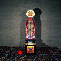 Machine de jeu d'arcade robuste à monnayeur Iron Warrior, pour 6 ans et plus, type boxe électronique en métal Hammer Strength, prise universelle