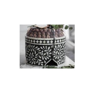 Support à gâteau incrusté d'os, fabrication de support à gâteau de mariage, de luxe, d'anniversaire, de couleur résine, vente en gros - Product Image 2