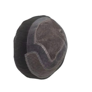 Perruque en cheveux naturels 100% humains, mono front lace, toupet, patchs, prothèse capillaire, Taz Hair BD, haute qualité - Product Image 5