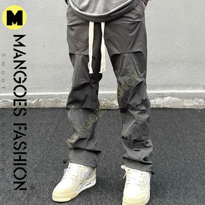 กางเกงคาร์โก้ทรงปกติสำหรับผู้ชาย สไตล์สตรีทแวร์ สีสั่งทำได้ สไตล์เทคแวร์ Y2K ผ้าคอร์ดูรอย ระบายอากาศได้ดี ผลิตจากผ้าฝ้ายและโพลีเอสเตอร์ หลายแบบ - Product Image 5