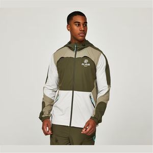 Chaqueta Cortavientos Impermeable y Transpirable con Capucha Plegable para Hombre, con Cremallera, para Correr y Lluvia - Product Image 6