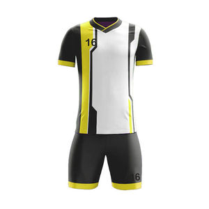 Sublimated <b>Printing</b> 100% Polyester Waterproof Team Wear Soccer Uniforms Adults Competitive Prices Soccer Jerseys Sets OEM ODM - Product Image 2