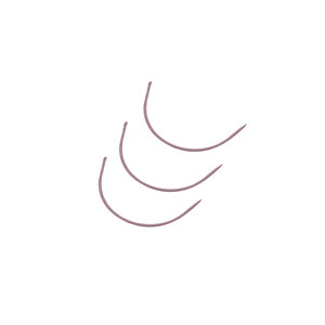 Nueva Llegada Profesional 12PCs Durable Tipo C Tejer Agujas Curvadas Alfileres de Extensión de Pelo de Acero Inoxidable - Product Image 1