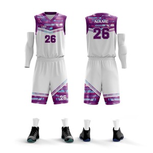 Toàn Cầu Tìm Nguồn Cung Ứng Mạng Cá Nhân Bóng Rổ Mặc Nhanh Chóng Khô Biểu Tượng Tùy Chỉnh Bóng Rổ Set Cho Đội - Product Image 2