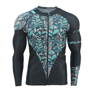 Rash Guard de manga larga personalizado para hombre al por mayor con característica transpirable Impresión de logotipo hecho en fábrica mejor diseño - Product Image 5