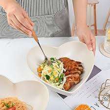 Decorative <b>Heart</b> Shaped Resin Serving <b>Bowl</b> Polished Serving <b>Bowl</b> for Home Hotel Tabletop Decoration for Food & Salad <b>Bowl</b> - Product Image 6