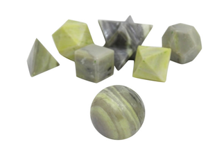 Ensemble de géométrie sculptée en quartz rose à vendre: Ensemble de géométrie sculptée en quartz rose en ligne - Product Image 4