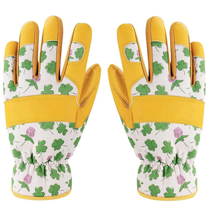 Prix de gros de la plus haute qualité Gants de jardinage imperméables en nitrile résistants à la chaleur résistants aux coupures motif de fleurs - Product Image 6