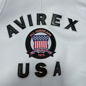 Chaquetas Bomber Avirex de Cuero Genuino Hechas a Medida, las Más Vendidas, con Revestimiento de Lona, Transpirables, de Secado Rápido, Alta Calidad y Elegantes - Product Image 6