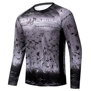 Camiseta de Pesca Personalizada con Nuevo Diseño, 50+ Protección UV, 88% Poliéster, 12% Elastano, 165 g/m², Transpirable, Resistente al Viento y de Secado Rápido - Product Image 1