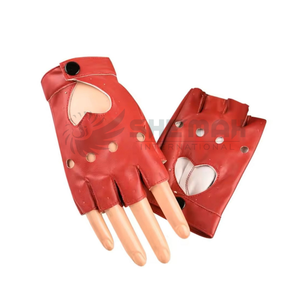 Guantes de baile en Barra para mujer, fabricados en fábrica, venta al por mayor, guantes de baile con logotipo personalizado, guantes de baile en Barra de medio dedo personalizados - Product Image 1