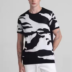 เสื้อยืดสตรีทแวร์วินเทจแบบย้อมสีเอซิด คอตตอน คอกลม พิมพ์ลายกราฟิก สำหรับผู้ชาย - Product Image 5