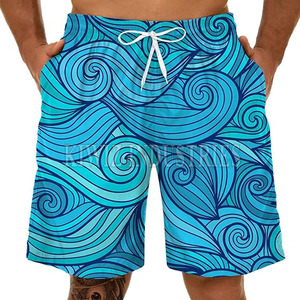 Lightweight Breathable Quick Dry Men's <b>Elastic</b> Waist Solid Shorts High Quality Online Sale Latest Design Wholesale Unique Style - Product Image 2