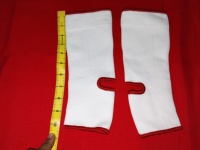 Chaussettes de soutien de la cheville unisexes en polyester/nylon rouge, protège-tibias pour le football, le basketball, le soccer, protection des jambes, vêtements de sport et de fitness