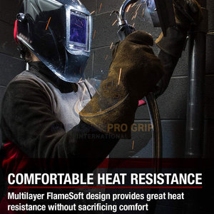 Reinforced Palm Construction <b>For</b> Extended Use TIG MIG Welding <b>Gloves</b> Reliable Performance TIG MIG Welding <b>Gloves</b> - Product Image 5