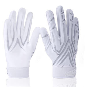 Prix de gros Gants receveurs de football américain personnalisés Gants d'entraînement de haute qualité avec protection complète de la paume - Product Image 1