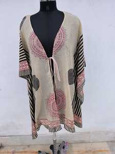 Handmade Cotton <b>Kaftan</b> <b>for</b> <b>Women</b> Floor-Length Sweet Floral Print Summer Dress Elastic Waist Casual Party Wear Elegant Gift - Product Image 4