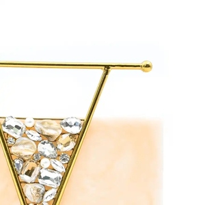 Bolso de mano de resina y mango de Metal para mujer, elegante y versátil, Material de alta calidad, hecho a mano de resina para mujer - Product Image 2