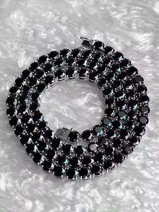 Bijoux fins les plus vendus 12mm chaîne cubaine en alliage de diamants plaqué or rose Mossanite diamant Miami chaîne cubaine collier - Product Image 6