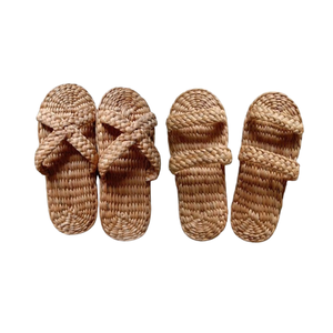 Tendance mode écologique, tongs antidérapantes d'été, artisanat, design personnalisé, en jacinthe d'eau, fabriqué au Vietnam, taille personnalisable - Product Image 2