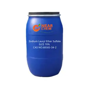 Hot Selling 68585-34-2 SLES 70% Detergent Solvent Sodium Lauryl Ether Sulfate With Prompt Shipment