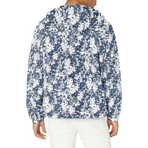 Veste coupe-vent légère à col montant avec logo frontal sur toile sublimée, dernier design, unisexe, logo personnalisé, faible MOQ - Product Image 4