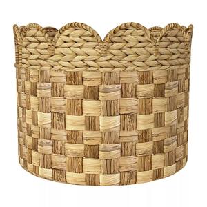 Round Water Hyacinth <b>Large</b> Storage <b>Basket</b> Handmade Storage <b>Basket</b> Wholesale eco-friendly Made in Vietnam - Product Image 4