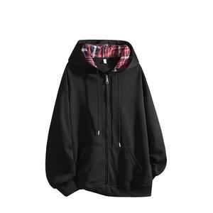 เสื้อฮู้ดกีฬากลางแจ้งของผู้ชายเสื้อยืดมีฮู้ดแขนยาวแบบเชือกรูดเสื้อยืดลำลองระบายอากาศเสื้อยืดมีฮู้ด - Product Image 5