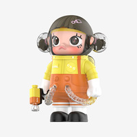 POP MART MEGA SPACE MOLLY 400%+100% Juego de Figuras de Doble Escala de Squid Game con Material de PVC, ABS y PC