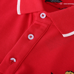 Camiseta Personalizada Antiarrugas para Fraternidad |   Polo Casual de Punto para Hombre, 100% Algodón, con Bordado/Estampado de Letras Griegas - Product Image 6