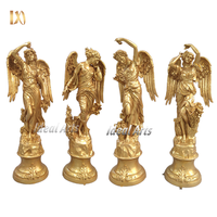 Statue de David en fibre de verre grandeur nature Ideal Arts Sculpture masculine en résine personnalisée pour la décoration d'art moderne de la maison et du jardin