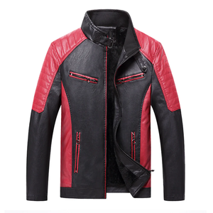 Veste en cuir élégante pour hommes personnalisée avec deux poches avant à fermeture éclair vestes en cuir pour hommes respirantes de vente en ligne - Product Image 6