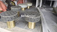 Table basse en bois minimaliste de style du Moyen-Orient pour l'exportation d'approvisionnement en vrac